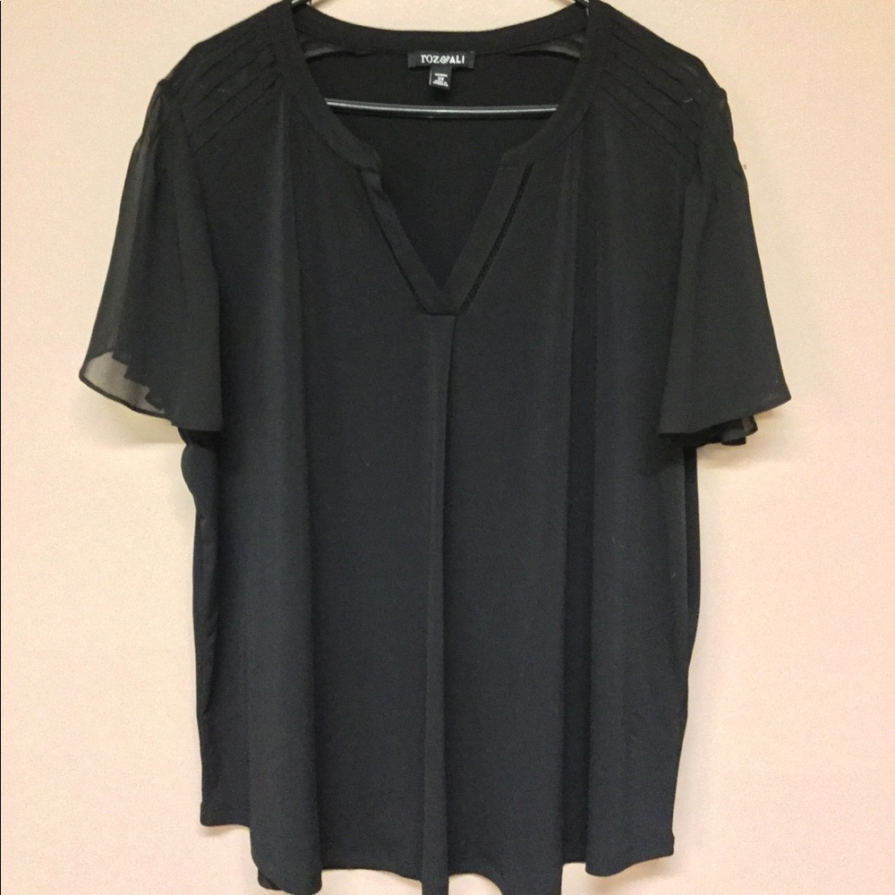 Ros & Ali Black Blouse